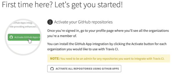 Activate with Github Apps